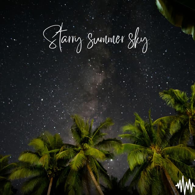 Starry summer sky